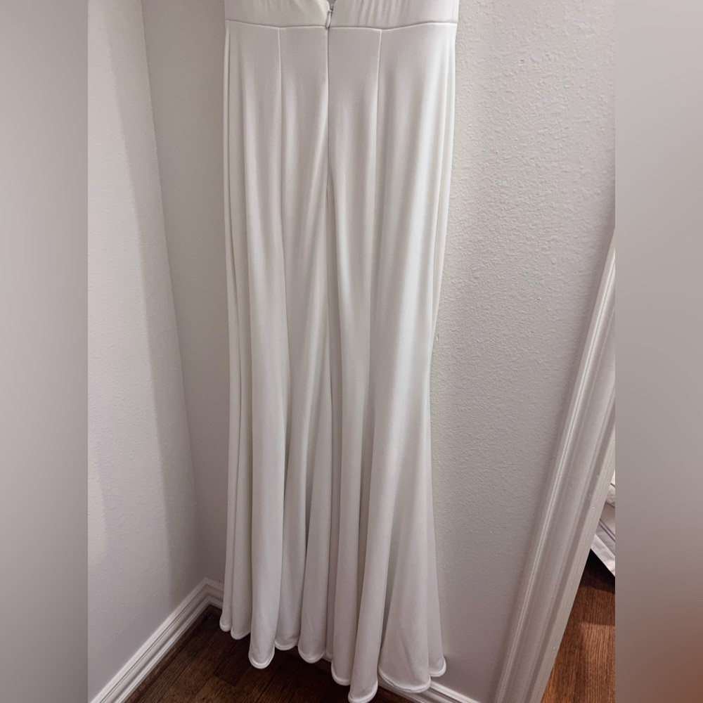 Jovani White Dress 22884 - Picture 15 of 16